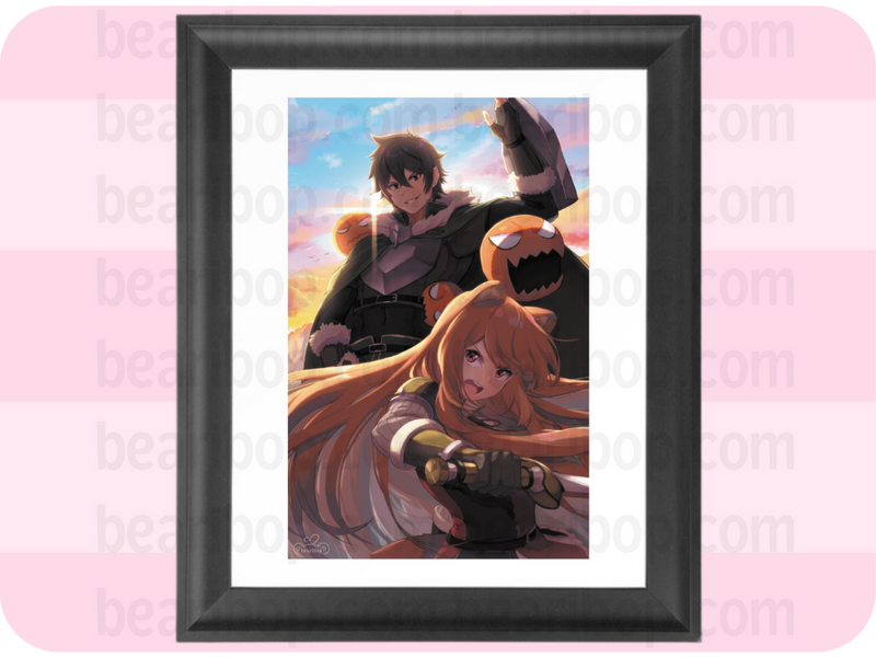 Raphtalia & Naofumi Print